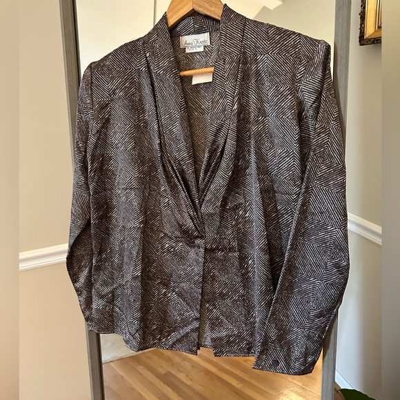 Anna Kriste One Button Light Jacket Vintage‎ NWT Size 8 - Picture 1 of 8